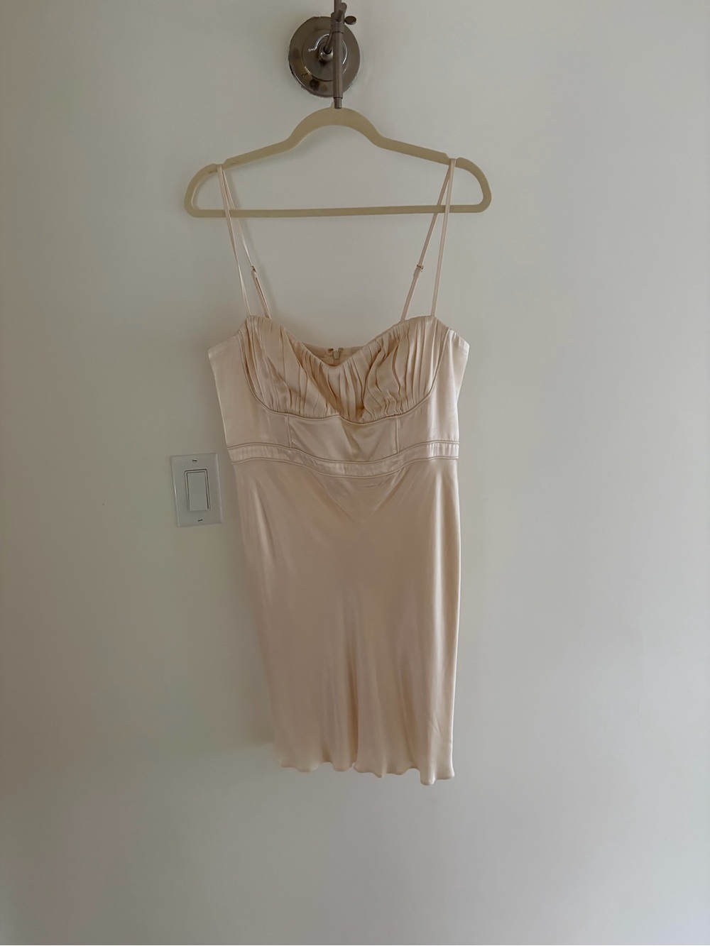 Shona Joy Cream Mini Dress